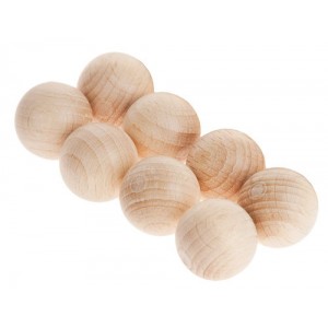 Wood Pearl - Size 25 mm